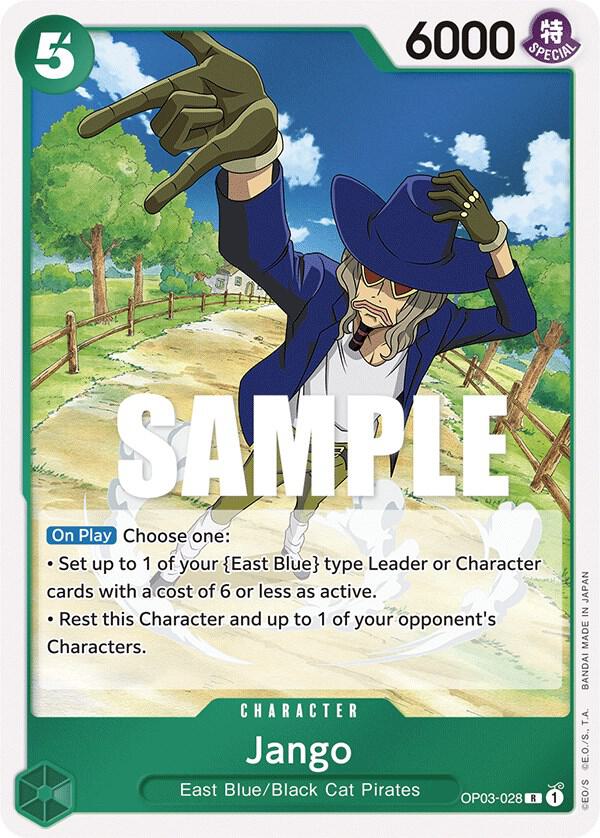 Jango OP03-028 Rare Pillars of Strength One Piece Foil Near Mint