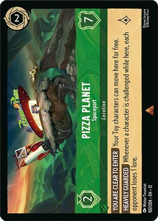 Pizza Planet - Spaceport 102/204 Rare Wilds Unknown Lorcana Near Mint