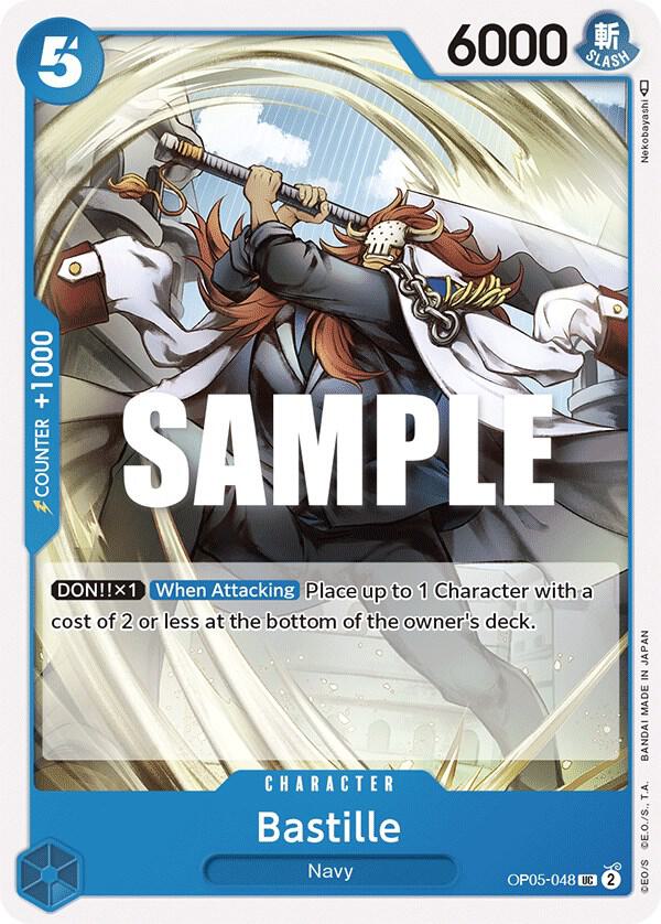 Bastille OP05-048 Uncommon Awakening of the New Era One Piece Near Mint