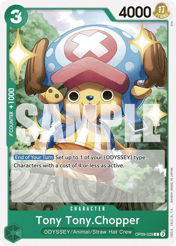 Tony Tony.Chopper OP09-029 Common Emperors in the New World One Piece Near Mint