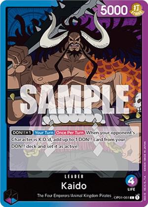 Kaido (061) OP01-061 Leader Romance Dawn One Piece Near Mint