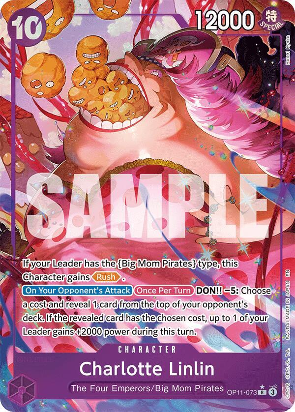 Charlotte Linlin (Alternate Art) OP11-073 A Fist of Divine Speed One Piece Foil NM