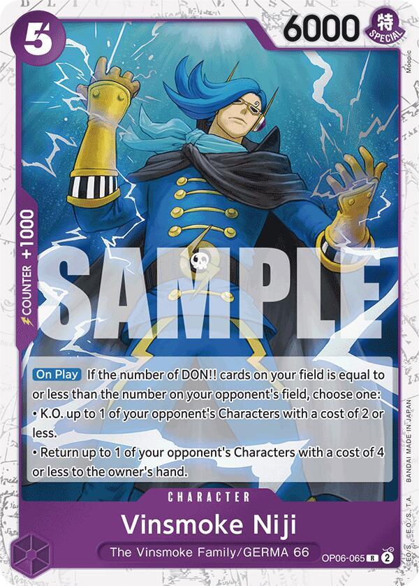 Vinsmoke Niji (Jolly Roger Foil) OP06-065 Premium Booster -The Best- One Piece NM