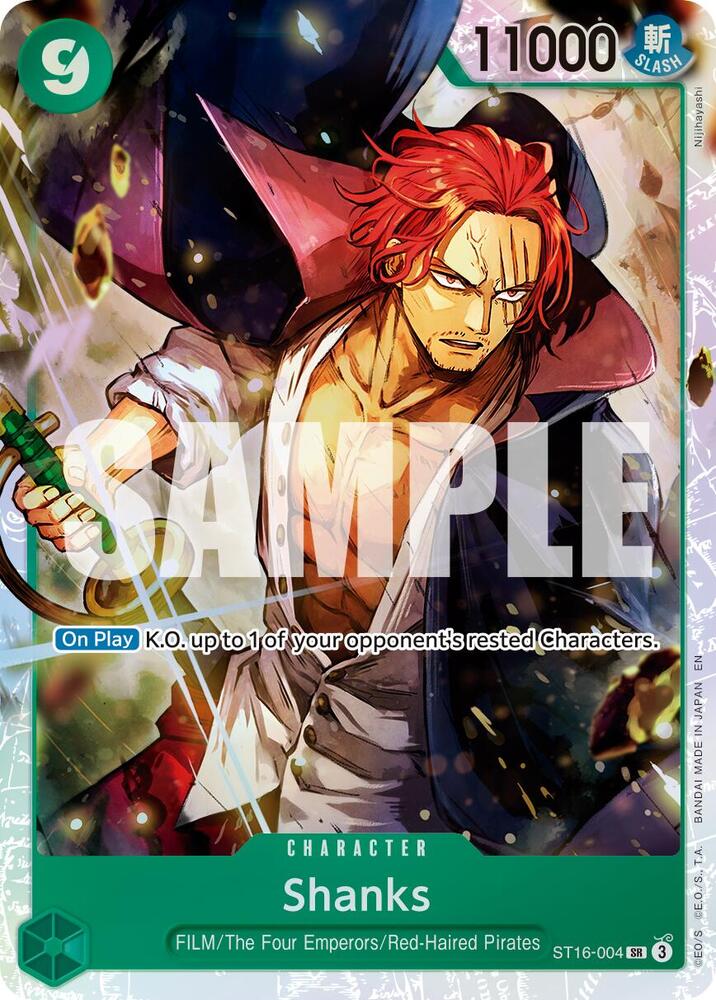 Shanks (Reprint) ST16-004 Premium Booster -The Best- Vol. 2 One Piece Foil NM