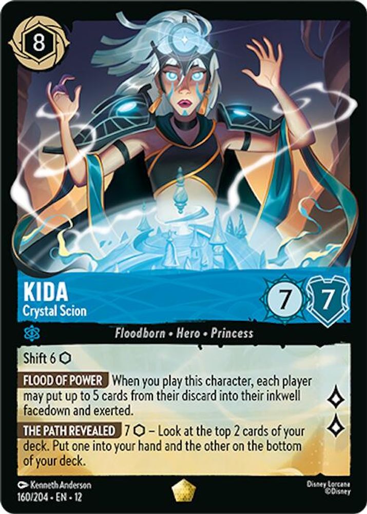 Kida - Crystal Scion 160/204 Legendary Wilds Unknown Lorcana Near Mint