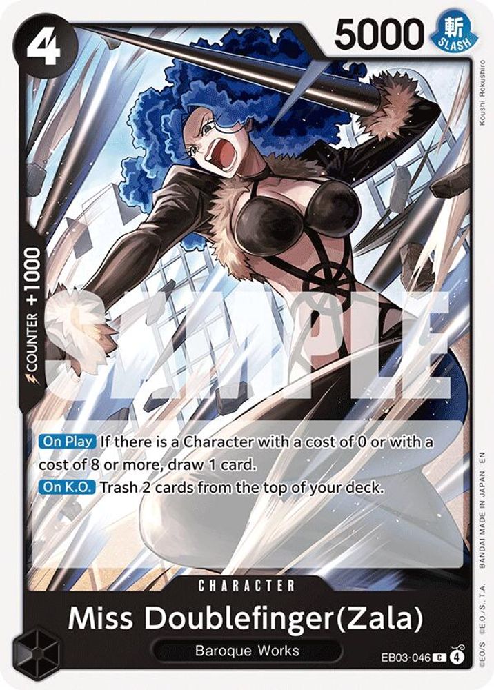 Miss Doublefinger(Zala) EB03-046 Extra Booster: One Piece Heroines Edition One Piece NM