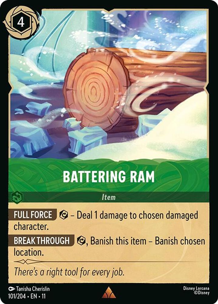 Battering Ram 101/204 Rare Winterspell Lorcana Near Mint