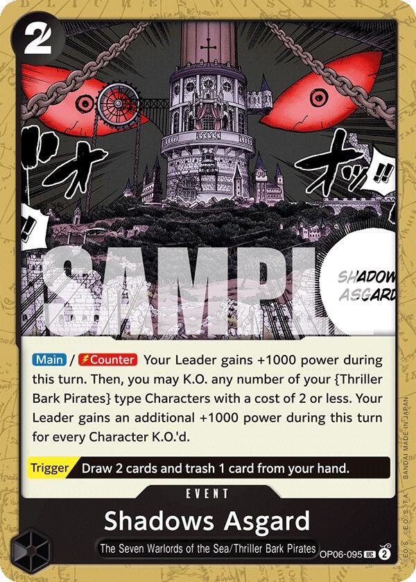 Shadows Asgard OP06-095 Uncommon Wings of the Captain One Piece Near Mint