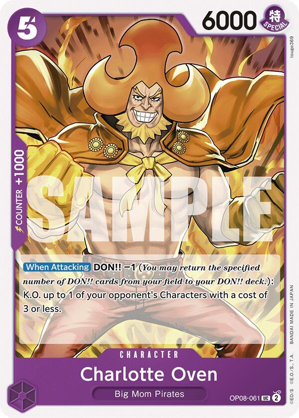 Charlotte Oven OP08-061 Uncommon Two Legends One Piece Near Mint