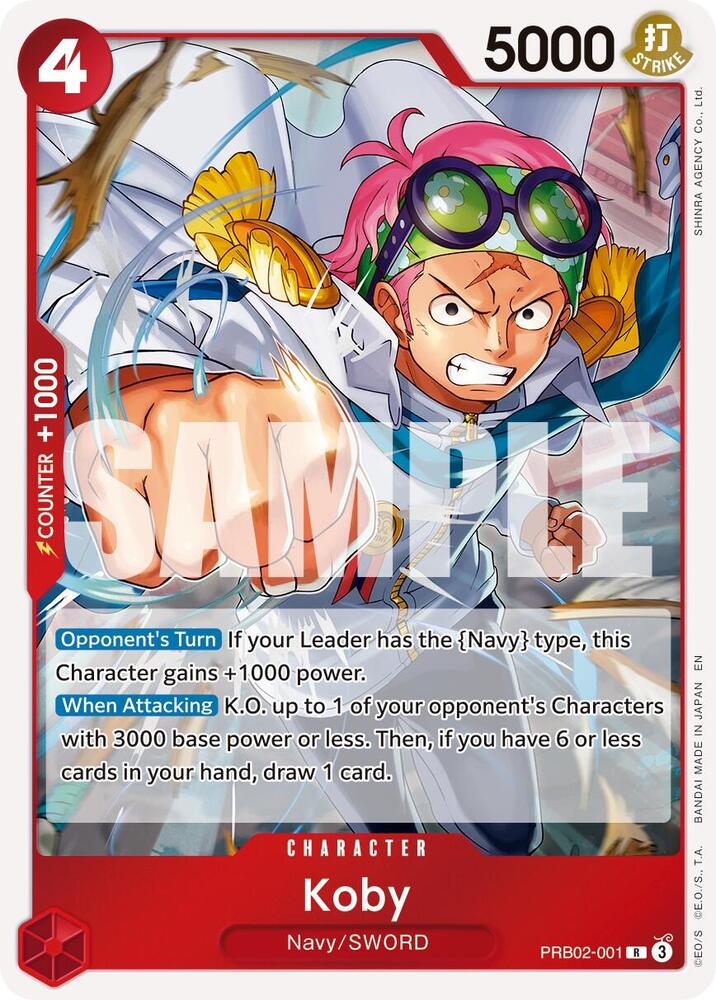 Koby PRB02-001 Rare Premium Booster -The Best- Vol. 2 One Piece Foil Near Mint