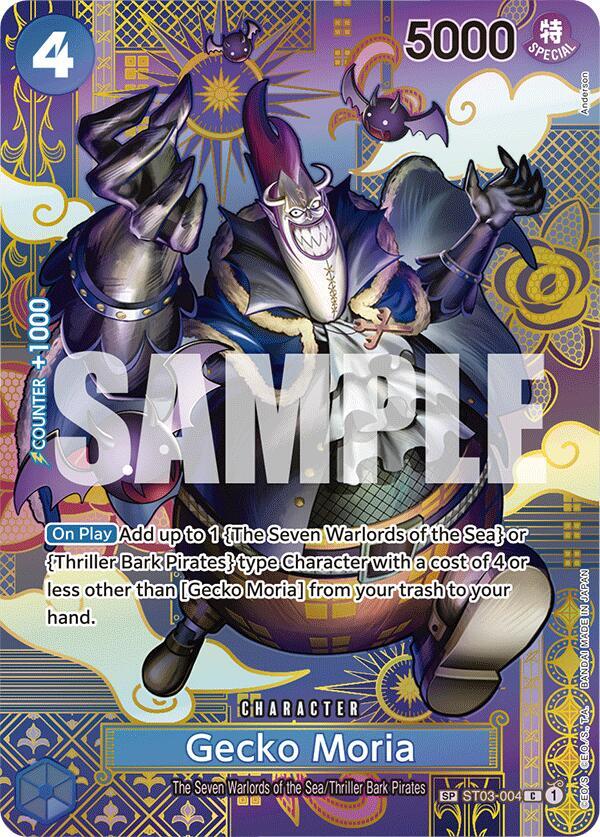 Gecko Moria (SP) ST03-004 Common Two Legends One Piece Foil Near Mint