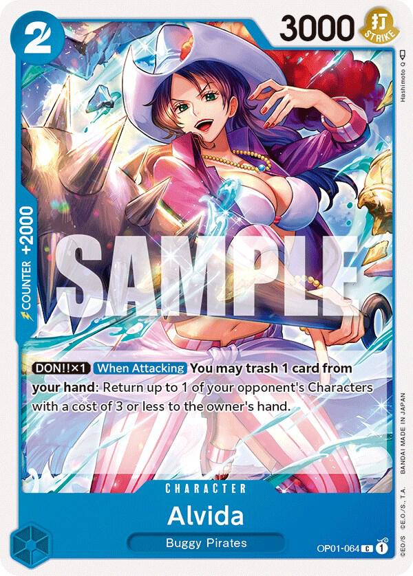 Alvida OP01-064 Common Romance Dawn One Piece Near Mint