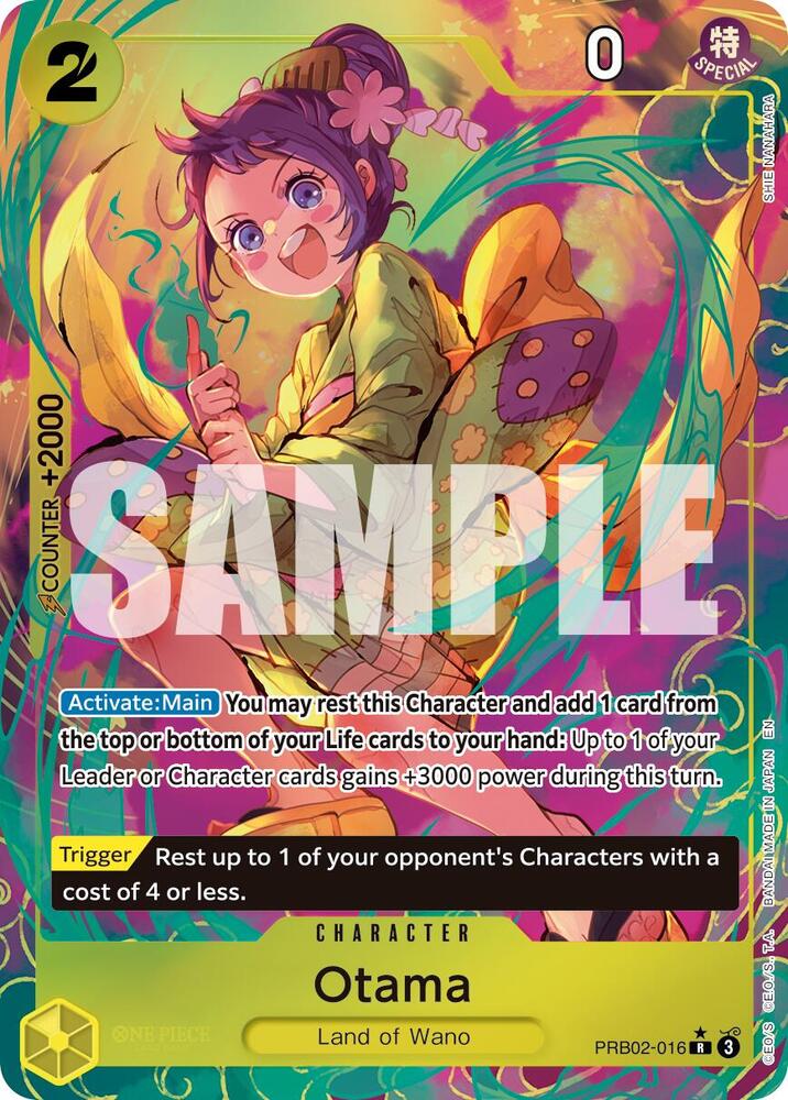 Otama (Alternate Art) PRB02-016 Premium Booster -The Best- Vol. 2 One Piece Foil NM