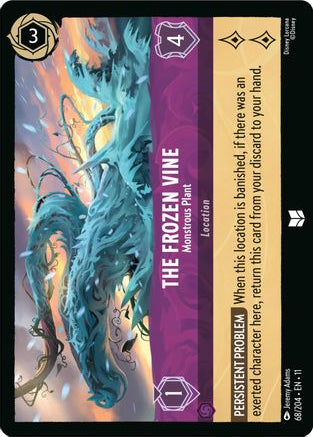 The Frozen Vine - Monstrous Plant 68/204 Uncommon Winterspell Lorcana Near Mint