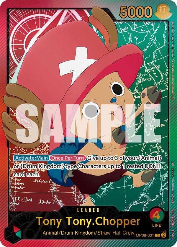 Tony Tony.Chopper (SP) OP08-001 Extra Booster: Anime 25th Collection One Piece Foil NM