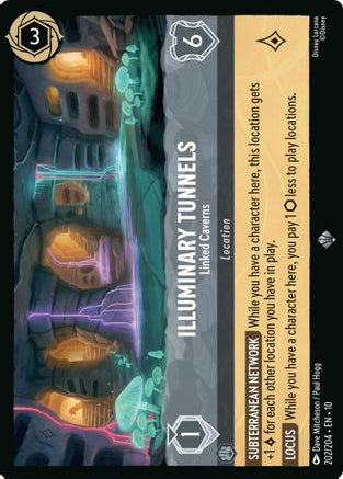 Illuminary Tunnels - Linked Caverns 202/204 Whispers in the Well Lorcana NM