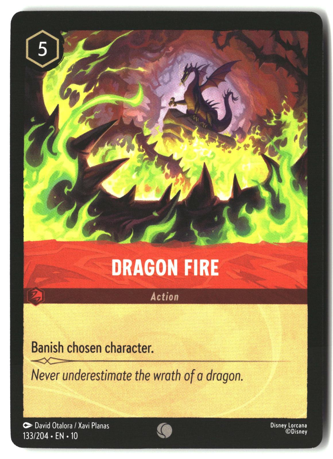 Dragon Fire 133/204 Common Whispers in the Well Lorcana Lightly Played