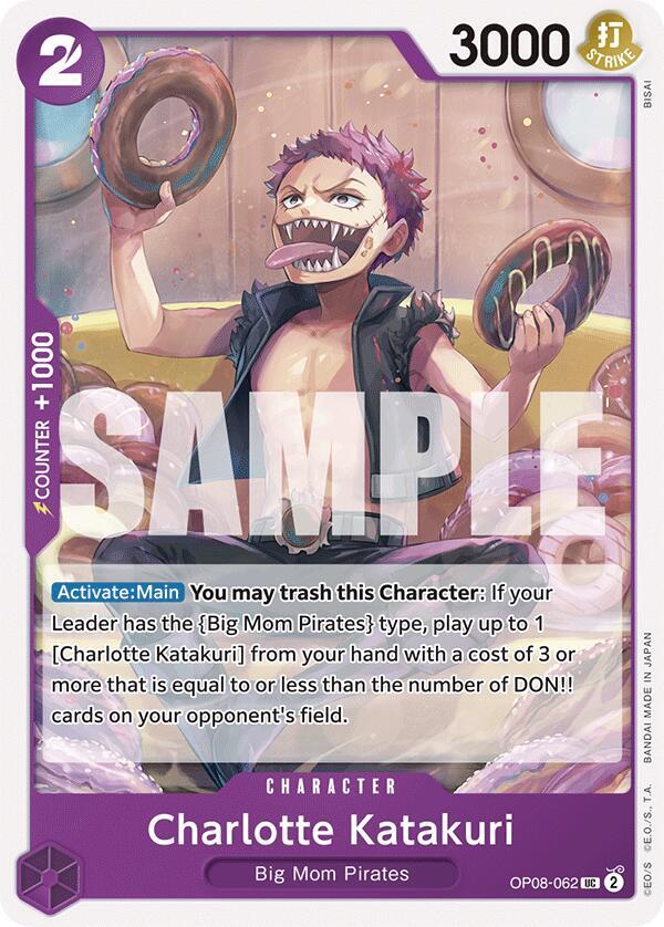 Charlotte Katakuri (062) OP08-062 Uncommon Two Legends One Piece Near Mint