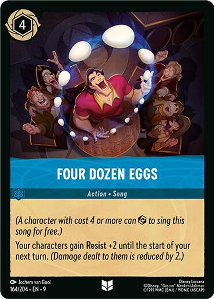 Four Dozen Eggs 164/204 Uncommon Fabled Lorcana Near Mint