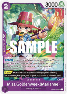 Miss.Goldenweek(Marianne) OP04-065 Common Kingdoms of Intrigue One Piece NM
