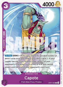Capote OP07-063 Common 500 Years in the Future One Piece Near Mint