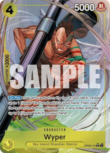 Wyper (Parallel) OP08-110 Rare Two Legends One Piece Foil Near Mint