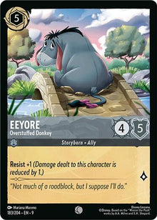 Eeyore - Overstuffed Donkey 183/204 Common Fabled Lorcana Near Mint