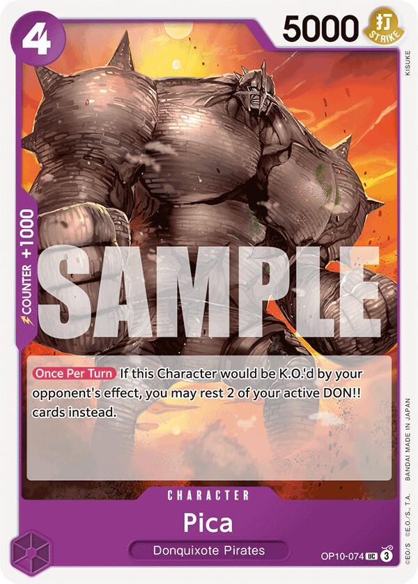 Pica OP10-074 Uncommon Royal Blood One Piece Near Mint