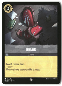 Break 196/204 Common The First Chapter Lorcana Lightly Played