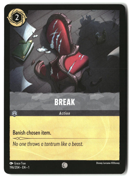 Break 196/204 Common The First Chapter Lorcana Lightly Played