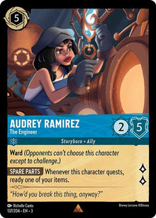 Audrey Ramirez - The Engineer 137/204 Rare Into the Inklands Lorcana Near Mint