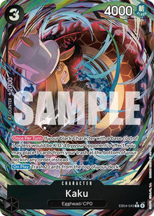 Kaku (Alternate Art) EB04-043 Rare Adventure on Kami's Island One Piece Foil NM
