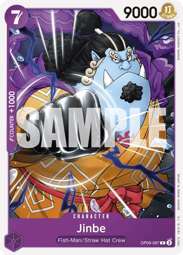 Jinbe OP09-067 Common Emperors in the New World One Piece Near Mint