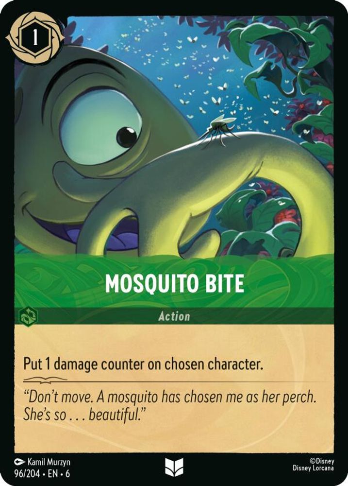 Mosquito Bite 96/204 Uncommon Azurite Sea Lorcana Near Mint