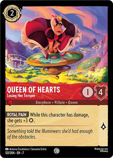Queen of Hearts - Losing Her Temper 122/204 Common Archazia's Island Lorcana NM