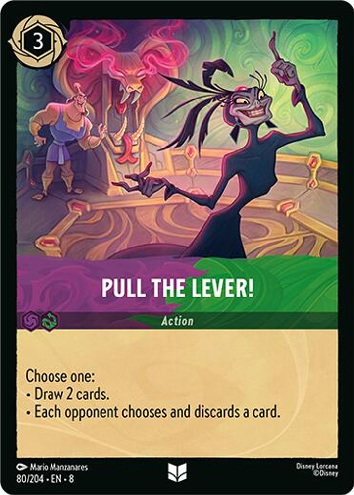 Pull the Lever! 80/204 Uncommon Reign of Jafar Lorcana Near Mint