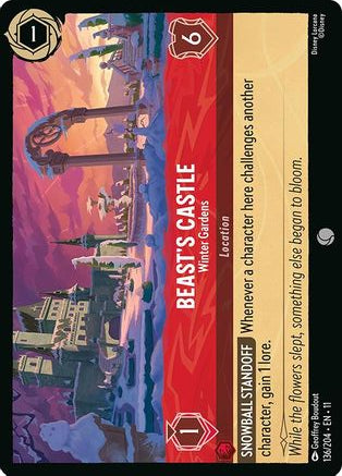 Beast's Castle - Winter Gardens 136/204 Common Winterspell Lorcana Near Mint