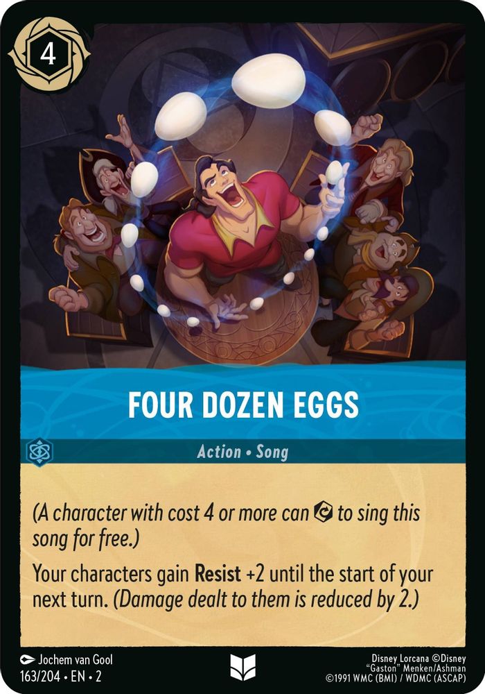 Four Dozen Eggs 163/204 Uncommon Rise of the Floodborn Lorcana Near Mint