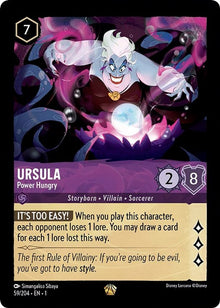 Ursula - Power Hungry 59/204 Legendary The First Chapter Lorcana Near Mint