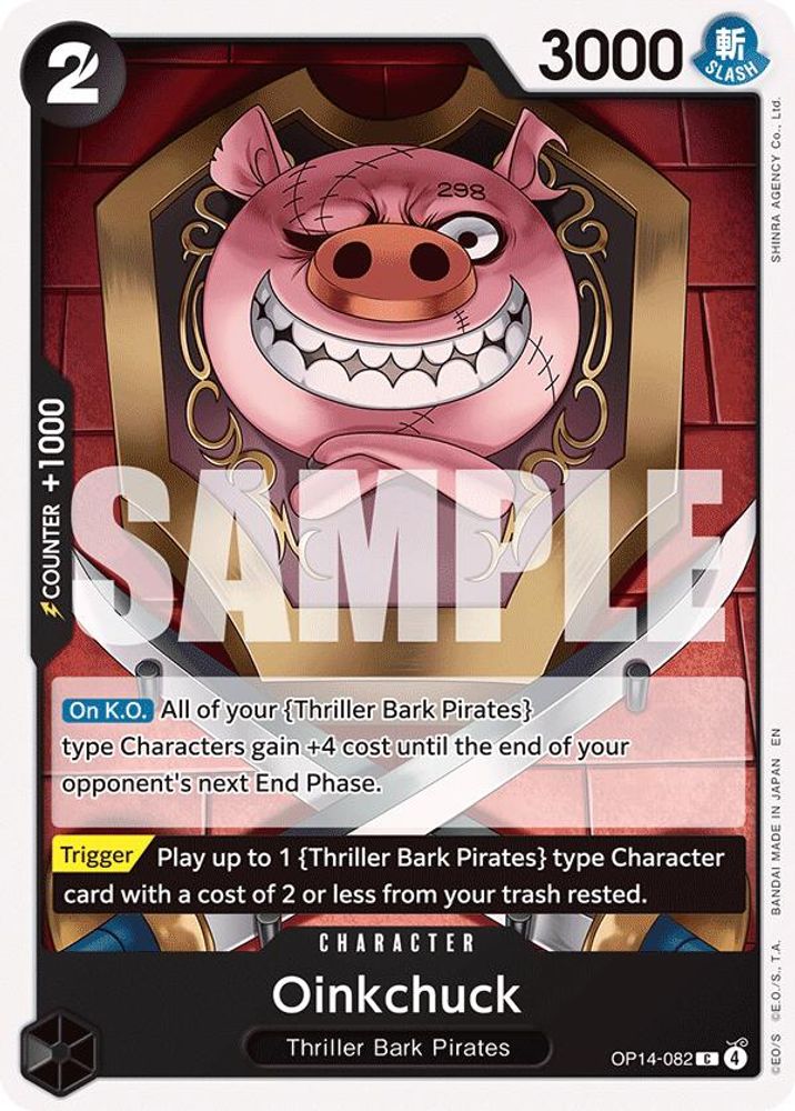 Oinkchuck OP14-082 Common The Azure Sea's Seven One Piece Near Mint