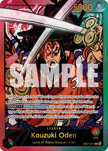 Kouzuki Oden (SP) EB01-001 Extra Booster: Anime 25th Collection One Piece Foil NM