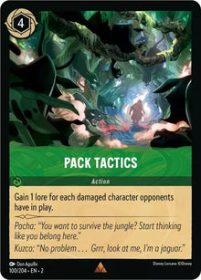 Pack Tactics 100/204 Rare Rise of the Floodborn Lorcana Near Mint