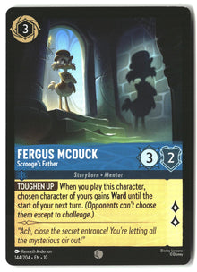 Fergus McDuck - Scrooge's Father 144/204 Common Whispers in the Well Lorcana LP