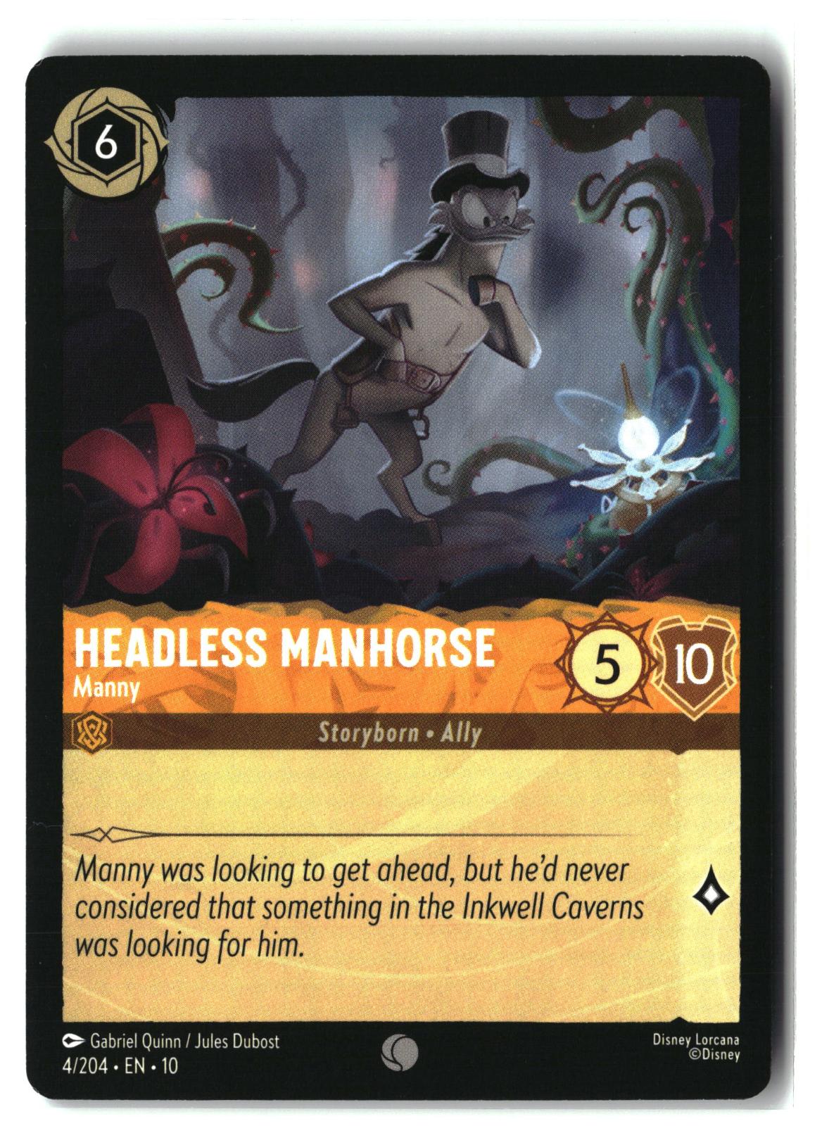 Headless Manhorse - Manny 4/204 Common Whispers in the Well Lorcana LP
