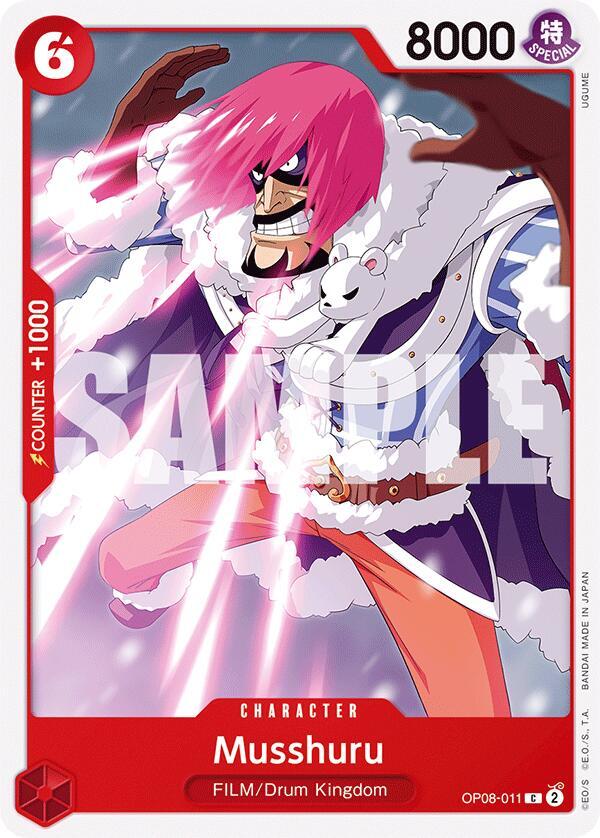 Musshuru OP08-011 Common Two Legends One Piece Near Mint