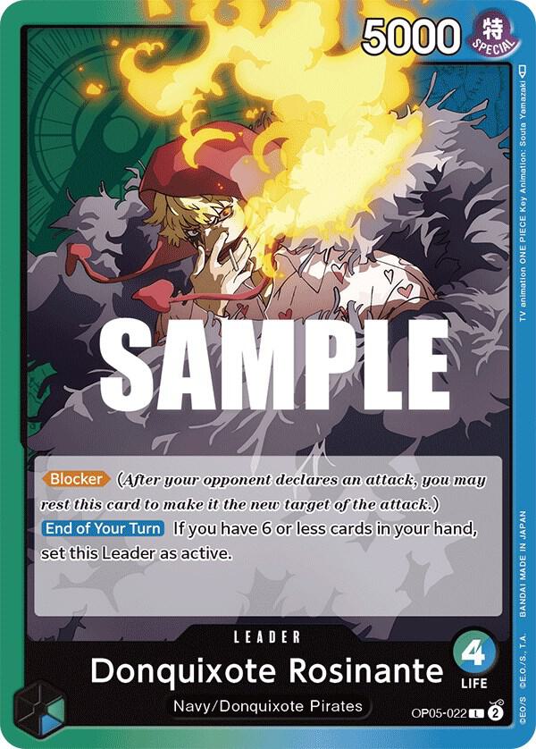 Donquixote Rosinante (022) OP05-022 Leader Awakening of the New Era One Piece NM