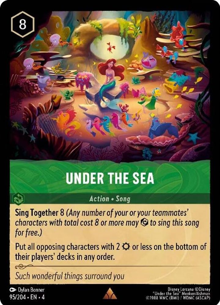 Under the Sea 95/204 Rare Ursula's Return Lorcana Near Mint