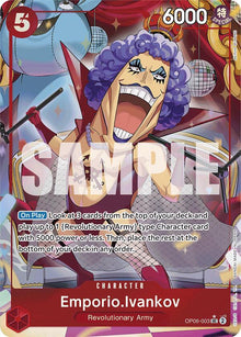 Emporio.Ivankov (Full Art) OP06-003 Premium Booster -The Best- One Piece Foil NM