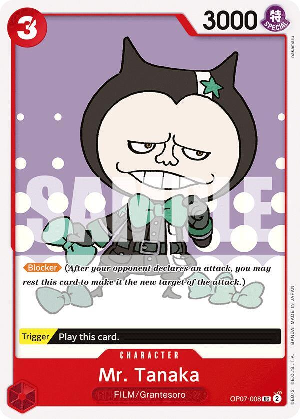 Mr. Tanaka OP07-008 Uncommon 500 Years in the Future One Piece Near Mint