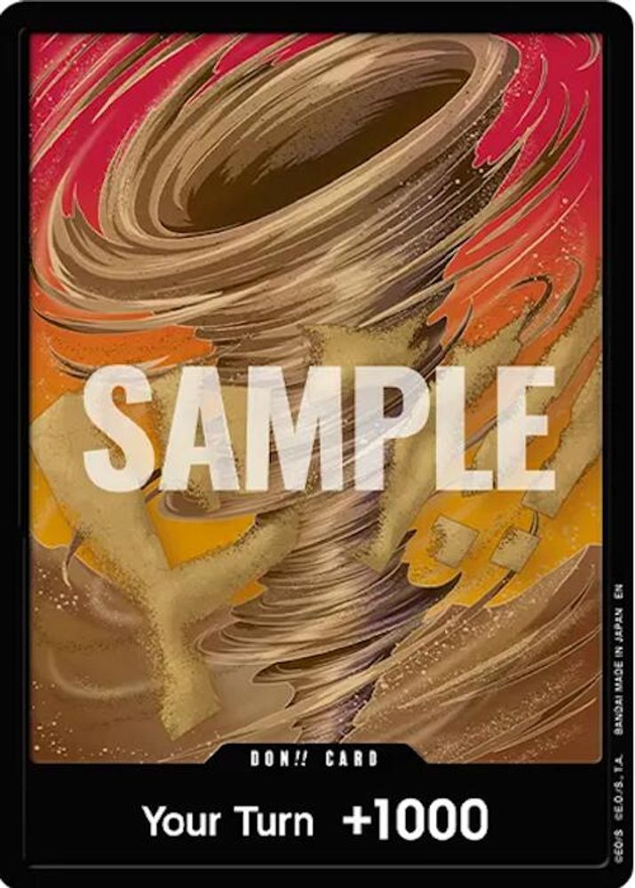 DON!! Card (Crocodile) (Double Pack Set Vol. 9) The Azure Sea's Seven One Piece Foil NM